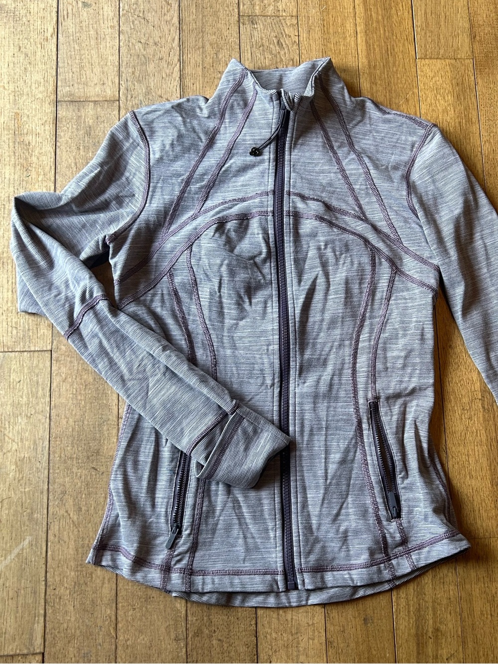 Lululemon Plum Full-Zip Training Jacket